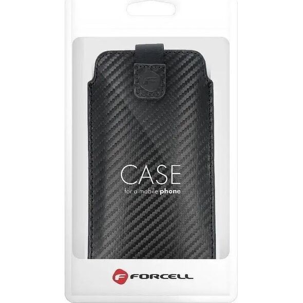 Futerał Forcell POCKET Carbon - Model 11 - do IPHONE 12 / 12 PRO SAMSUNG Note / Note 2 / Note 3 / Xcover 5 / S21 11465697 5903396127335