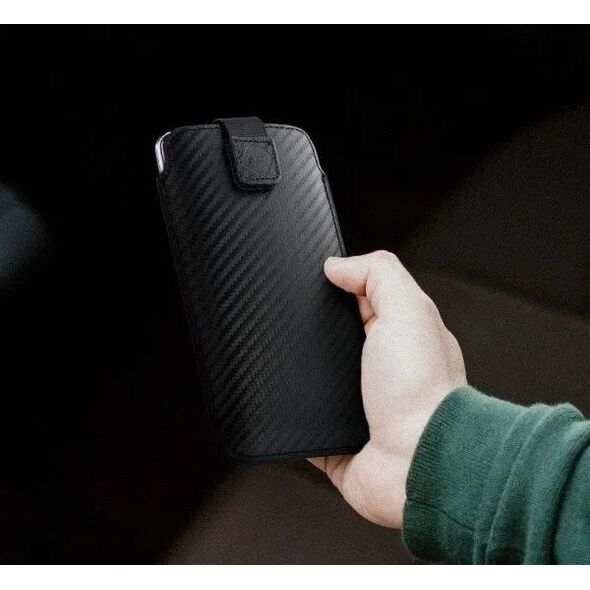 Futerał Forcell POCKET Carbon - Model 11 - do IPHONE 12 / 12 PRO SAMSUNG Note / Note 2 / Note 3 / Xcover 5 / S21 11465697 5903396127335