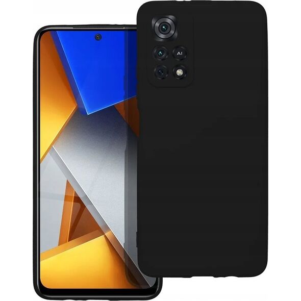 Futerał Forcell SILICONE LITE do XIAOMI POCO M4 PRO 5G czarny 11465843 5903396141331