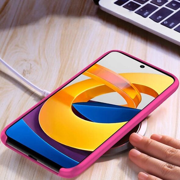 Futerał Forcell SILICONE LITE do XIAOMI POCO M4 PRO 5G różowy 11465844 5903396141348