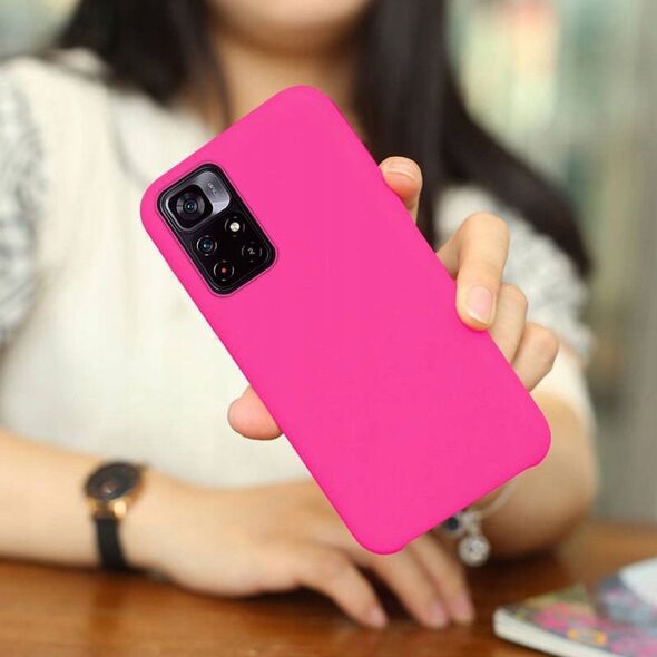 Futerał Forcell SILICONE LITE do XIAOMI POCO M4 PRO 5G różowy 11465844 5903396141348