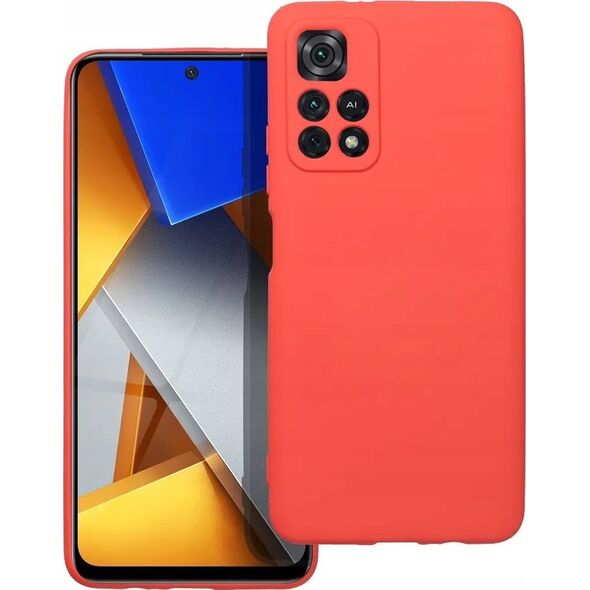 Futerał Forcell SILICONE LITE do XIAOMI POCO M4 PRO 5G różowy 11465844 5903396141348