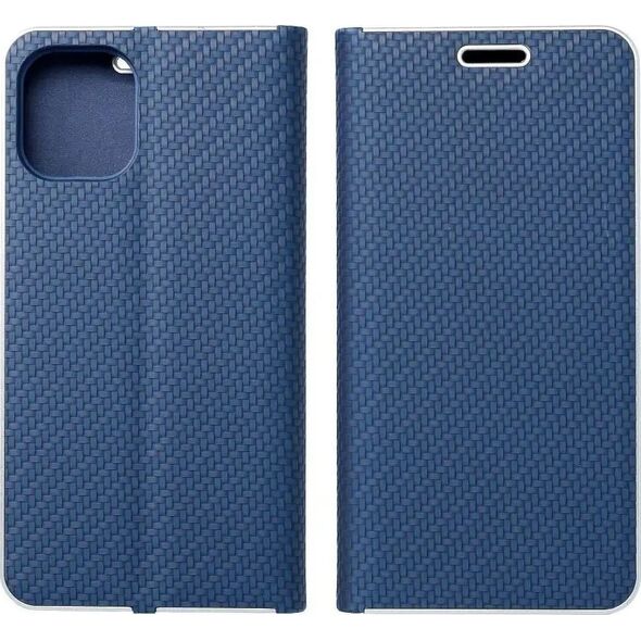 Kabura Forcell LUNA Book Carbon do SAMSUNG S22 Ultra niebieski 11466108 5903396133916