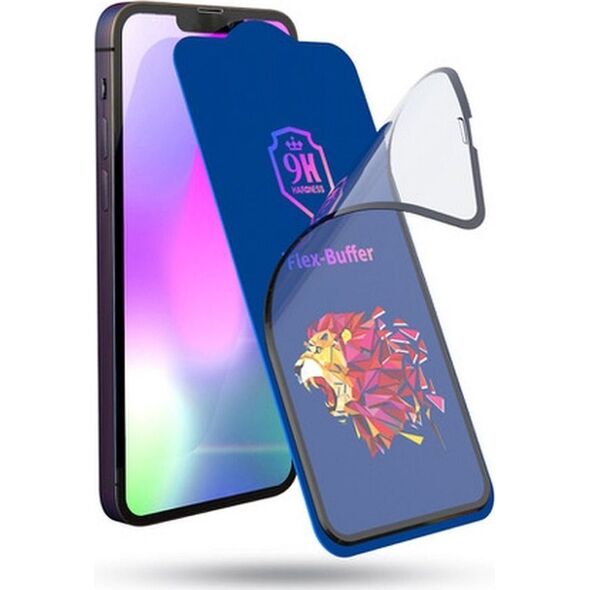 Bestsuit Szkło hybrydowe Bestsuit Flex-Buffer 5D z powłoką antybakteryjną Biomaster do iPhone 12 mini 5,4" czarny 11467679 5903396130212