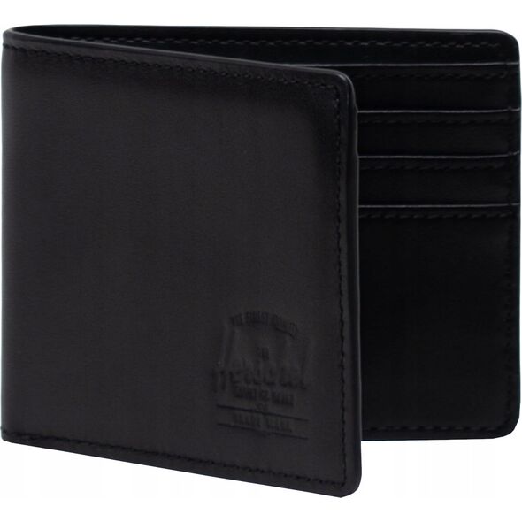 Herschel Herschel Hank Leather RFID Wallet 11151-00001 Czarne One size 11488284 828432554904