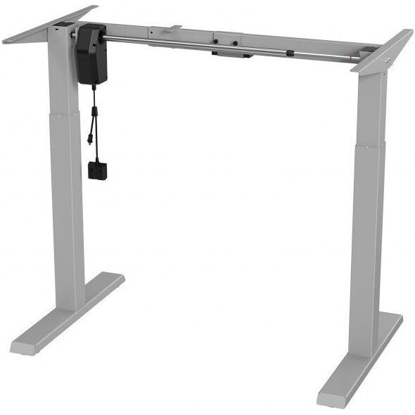 Ergo Office Biurko elektryczne regulacja wys. Ergo Office, max wys 123cm, max - 70 kg, bez blatu do pracy stojąco siedzącej, szare, ER-403G 11538157 5902211119579