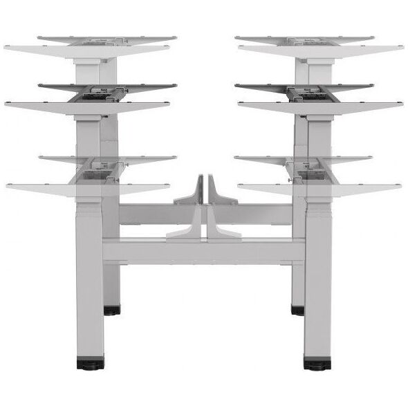 Ergo Office Biurko elektryczne podwójne regulacja wys. Ergo Office, max wys 128cm, max 125kg x2, bez blatu do pracy stojąco siedzącej (2 czę 11538160 5902211119609