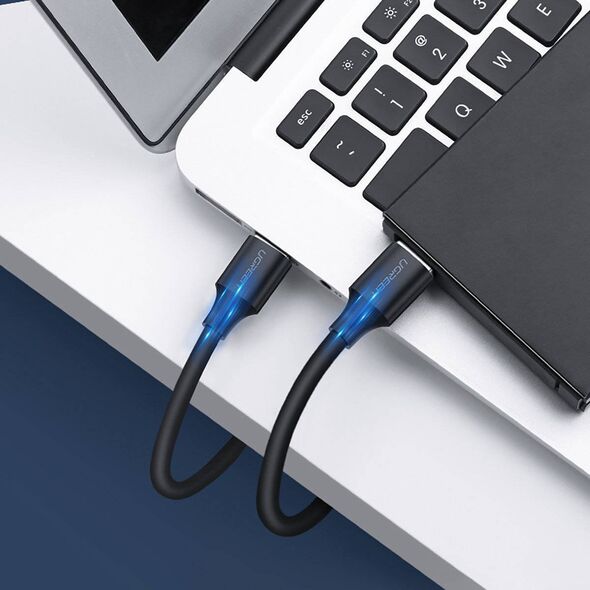 Kabel USB Ugreen USB-A - USB-A 3 m Czarny (90576) 11540342 6957303895762