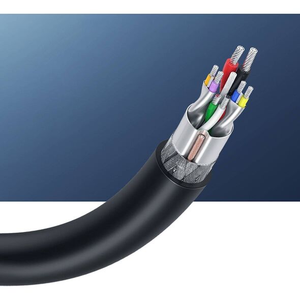 Kabel USB Ugreen USB-A - USB-A 3 m Czarny (90576) 11540342 6957303895762