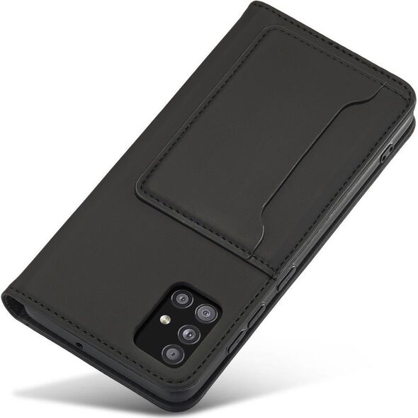 Hurtel Magnet Card Case etui do Samsung Galaxy A13 5G pokrowiec portfel na karty kartę podstawka czarny 11542312 9145576251102
