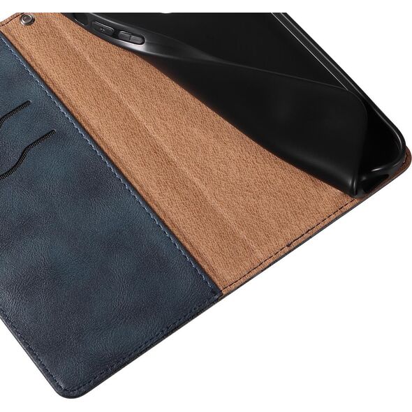 Hurtel Magnet Strap Case etui do iPhone 12 pokrowiec portfel + mini smycz zawieszka niebieski 11542343 9145576250075