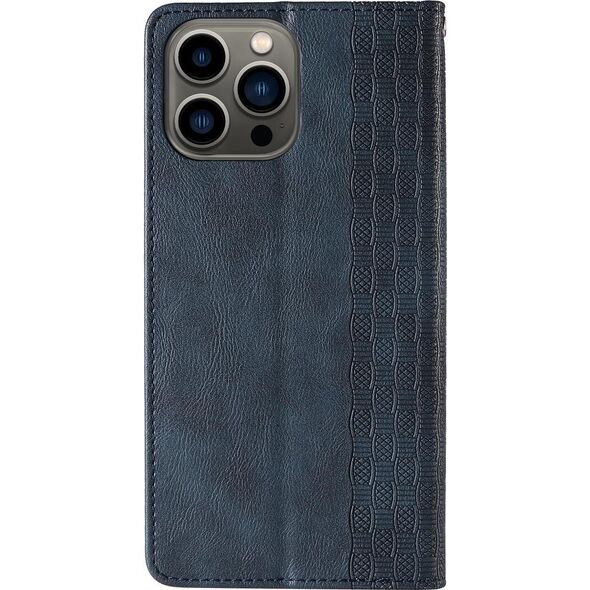 Hurtel Magnet Strap Case etui do iPhone 12 Pro pokrowiec portfel + mini smycz zawieszka niebieski 11542346 9145576250112