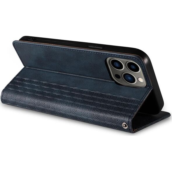 Hurtel Magnet Strap Case etui do iPhone 12 Pro Max pokrowiec portfel + mini smycz zawieszka niebieski 11542347 9145576250150