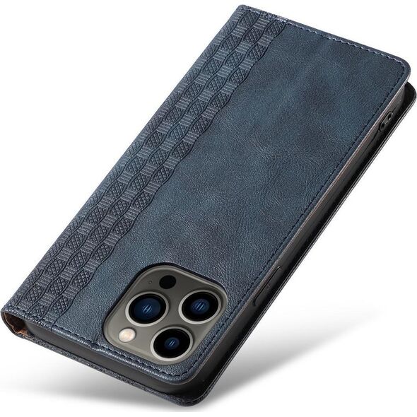 Hurtel Magnet Strap Case etui do iPhone 13 Pro pokrowiec portfel + mini smycz zawieszka niebieski 11542358 9145576250273