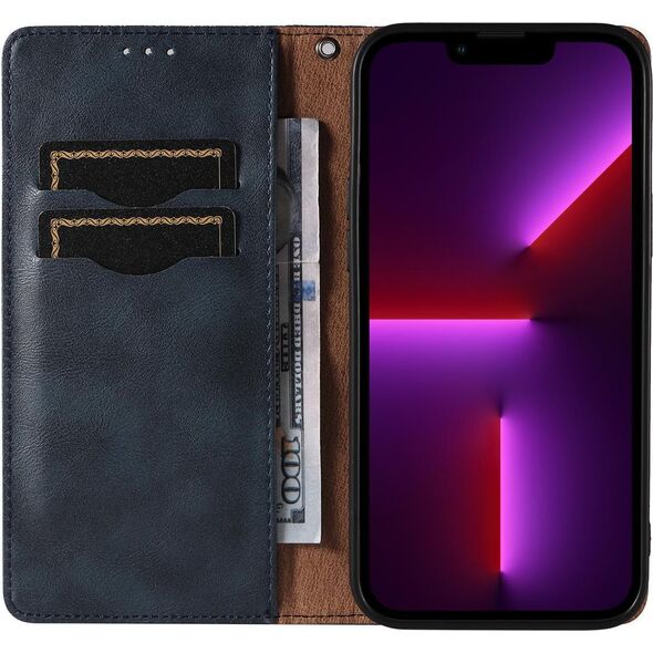 Hurtel Magnet Strap Case etui do iPhone 13 Pro pokrowiec portfel + mini smycz zawieszka niebieski 11542358 9145576250273