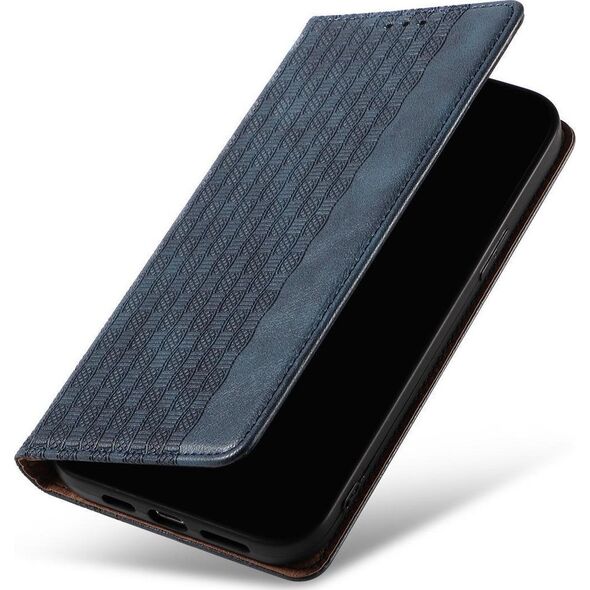 Hurtel Magnet Strap Case etui do iPhone 13 Pro Max pokrowiec portfel + mini smycz zawieszka niebieski 11542363 9145576250310