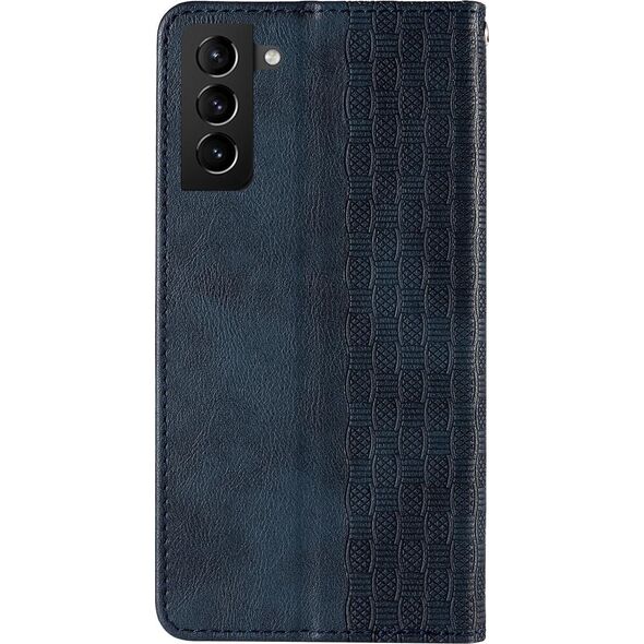 Hurtel Magnet Strap Case etui do Samsung Galaxy S22+ (S22 Plus) pokrowiec portfel + mini smycz zawieszka niebieski 11542387 9145576250631