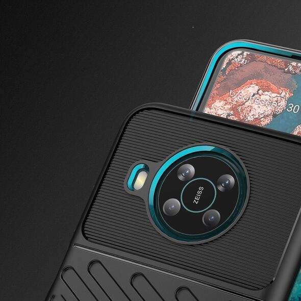 Hurtel Thunder Case elastyczne pancerne etui pokrowiec Nokia X100 czarny 11547382 9145576249260
