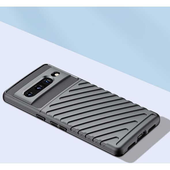 Hurtel Thunder Case elastyczne pancerne etui pokrowiec Google Pixel 7 Pro czarny 11547389 9145576249055