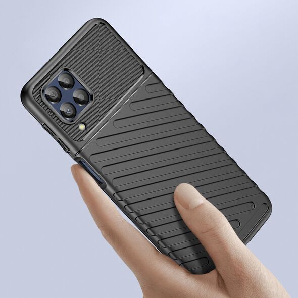 Hurtel Thunder Case elastyczne pancerne etui pokrowiec Samsung Galaxy M53 5G czarny 11547395 9145576255094