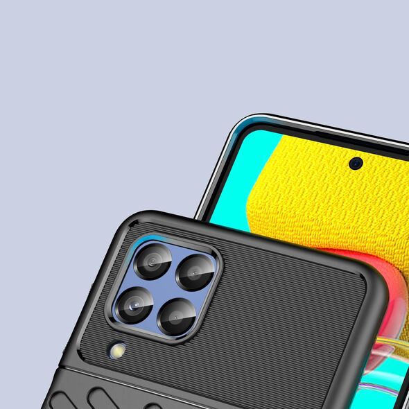 Hurtel Thunder Case elastyczne pancerne etui pokrowiec Samsung Galaxy M53 5G czarny 11547395 9145576255094