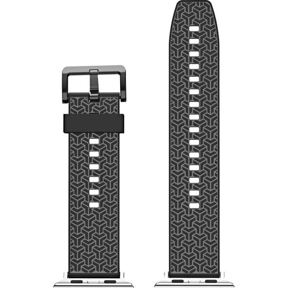 Hurtel Watch Strap Y pasek do Watch 7 / 6 / 5 / 4 / 3 / 2 / SE (45 / 44 / 42mm) opaska bransoleta do zegarka czarny 11547958 9145576255445