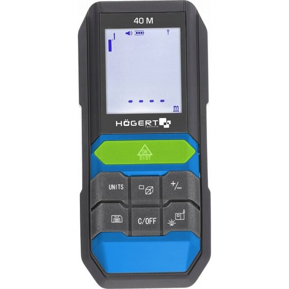 Dalmierz laserowy Högert Technik Dalmierz laserowy 40m 11552099 5902801290428