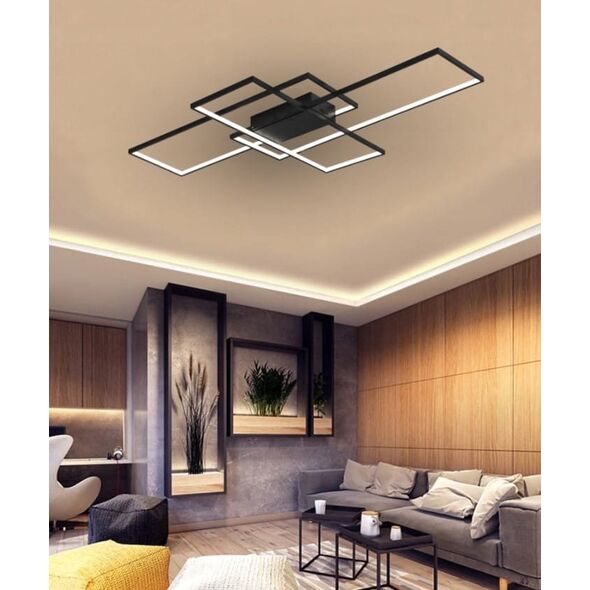 Lampa sufitowa Masterled Galaxis Pegaz LED 130W lampa sufitowa 3-punktowa (z pilotem) czarna 11552658 5908263384163