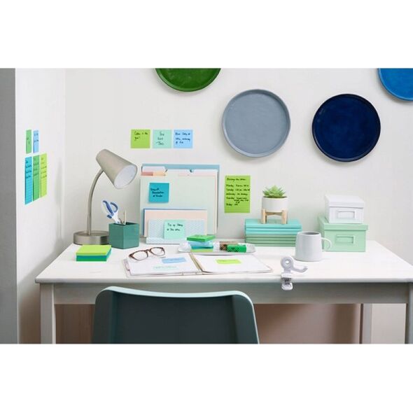 Post-It 3M Karteczki samoprzylepne Post-it® Super Sticky, OASIS, 76x127mm, 5x90 kart. 11553303 4054596924376