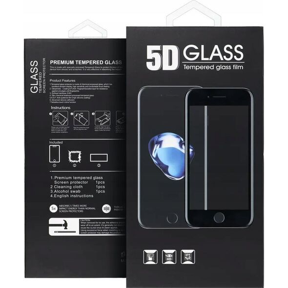 5D Full Glue Tempered Glass - do Samsung Galaxy A13 4G / A13 5G czarny 11558965 5903396136306