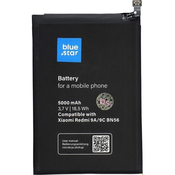 Bateria Blue Star Bateria do Xiaomi Redmi 9A// 9C / POCO M2 Pro (BN56) 5000 mAh Li-Ion Blue Star 11560227 5903396129841