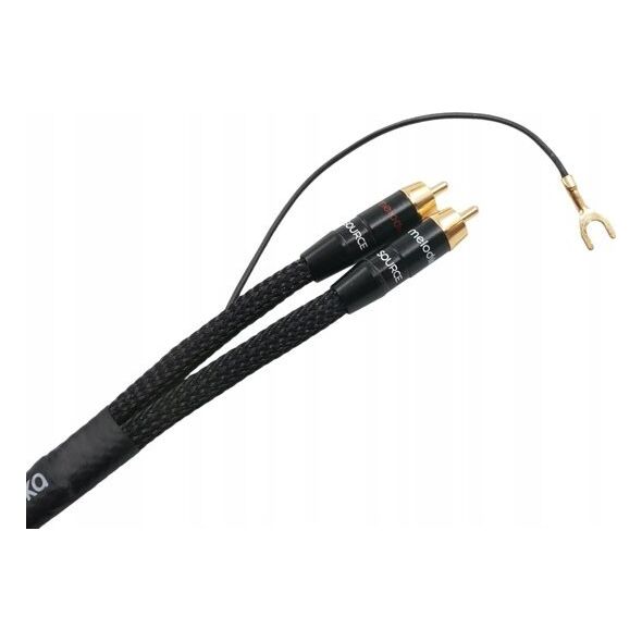 Gramofon Melodika Melodika MDPHD20 Purple Rain Black Edition Kabel 2xRCA PHONO do gramofonu z żyłą uziemiającą - 2m 11618877 5907609008121