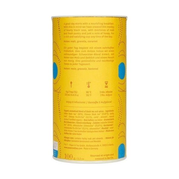 Paper & Tea - Hunky Dory Breakfast - Herbata sypana - Puszka 100g 11618885 4055743016180