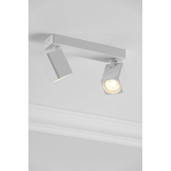 Lampa sufitowa GTV Reno OS-REN20WKW2-10 plafon lampa sufitowa 2x20W GU10 biały 11620304 5902801244575