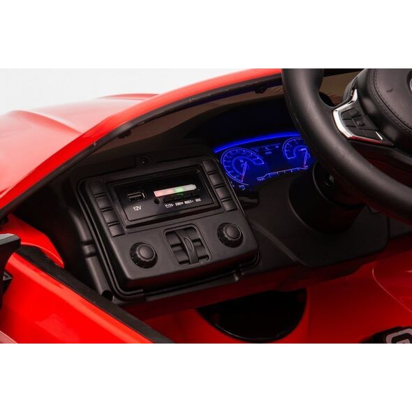 Lean Cars Auto Na Akumulator BMW M5 Z Platformą Dla Rodzica Czerwone Lakierowane 11635719 5904204755795