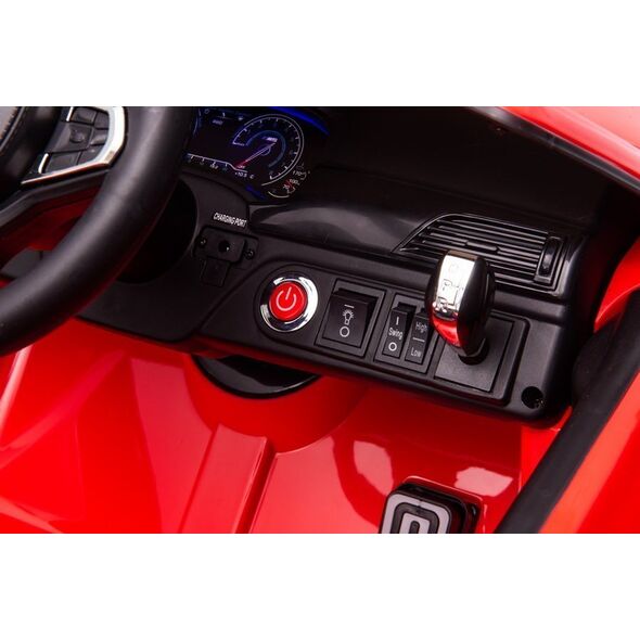 Lean Cars Auto Na Akumulator BMW M5 Z Platformą Dla Rodzica Czerwone Lakierowane 11635719 5904204755795