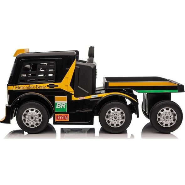 Lean Cars Auto Na Akumulator Mercedes + Naczepa XMX622B Zółty LCD 11635867 5904665994276