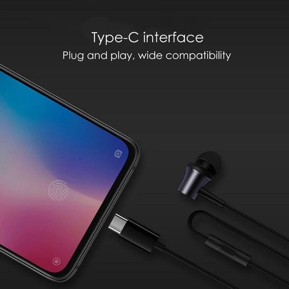 Techonic Oryginalny Zestaw Stereo Xiaomi HSEJ04WM USB-C czarny blister 11647386 6934177710728