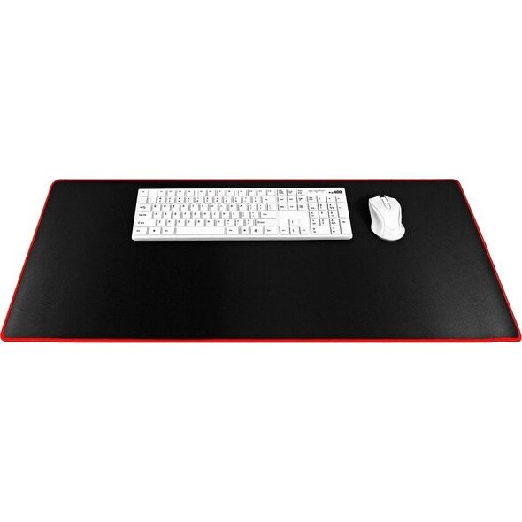 Podkładka Techonic Podkładka pod klawiaturę i mysz dla graczy 900x400x3mm / czarny / obszycie czerwone 11652087 5901737891129