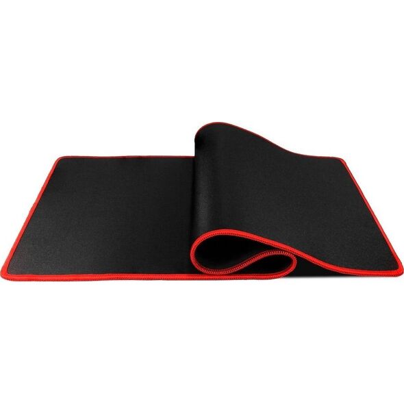 Podkładka Techonic Podkładka pod klawiaturę i mysz dla graczy 900x400x3mm / czarny / obszycie czerwone 11652087 5901737891129