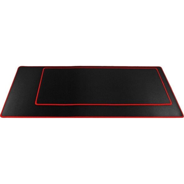 Podkładka Techonic Podkładka pod klawiaturę i mysz dla graczy 900x400x3mm / czarny / obszycie czerwone 11652087 5901737891129