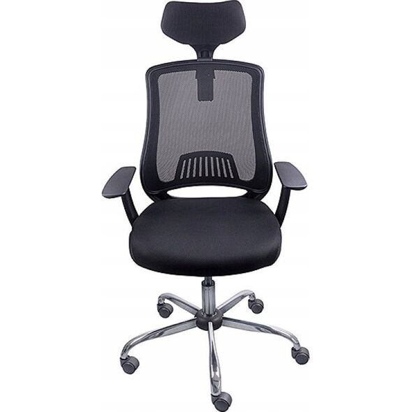 Krzesło biurowe Office Products Itaka Czarne 11716106 5901503617458