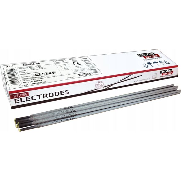Lincoln Electric ELEKTRODA RUTYLOWA 3,2mm 350mm 2,3kg. OMNIA 46 LINCOLN ELECTRIC 11737320 5945700004147