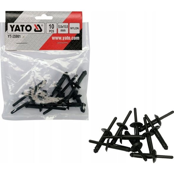 Yato YATO NITY PLASTIKOWE 5.0x15.8mm /10szt. 11739983 5906083073885