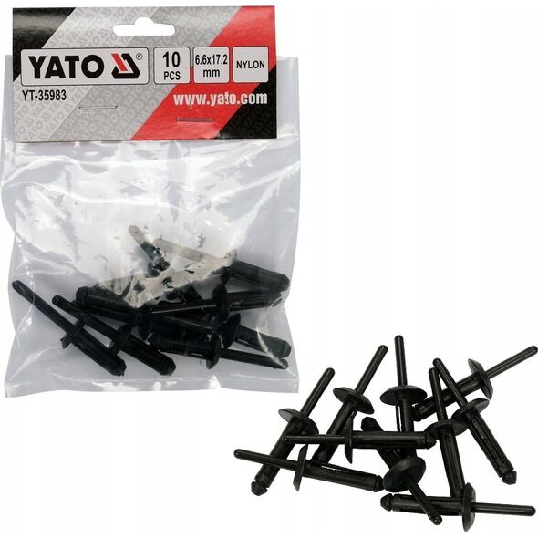 Yato YATO NITY PLASTIKOWE 6.6x17.2mm /10szt. 11739986 5906083073908