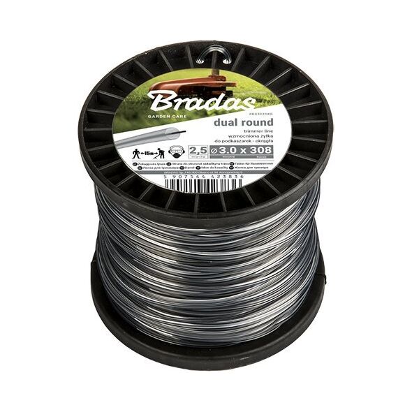 Bradas ŻYŁKA TNĄCA RIPPER DUAL 2,0*100m/OKRĄGŁA SZPULA 11740413 5907544423911
