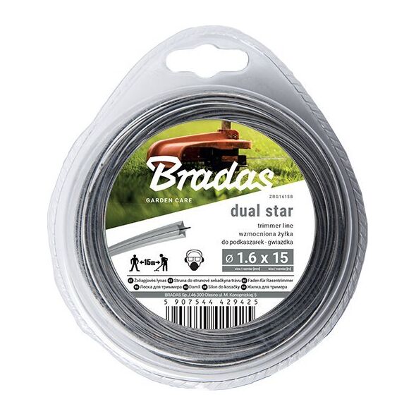 Bradas ŻYŁKA TNĄCA RIPPER DUAL 2.0 15m/GWIAZDKA /BL. 11740420 5907544429463