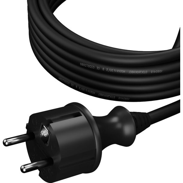 AWTools AWTOOLS PRZEWÓD Z WTYCZKĄ 2m 3x1,5 CZARNY H05VV-F 11740537 5903678610326