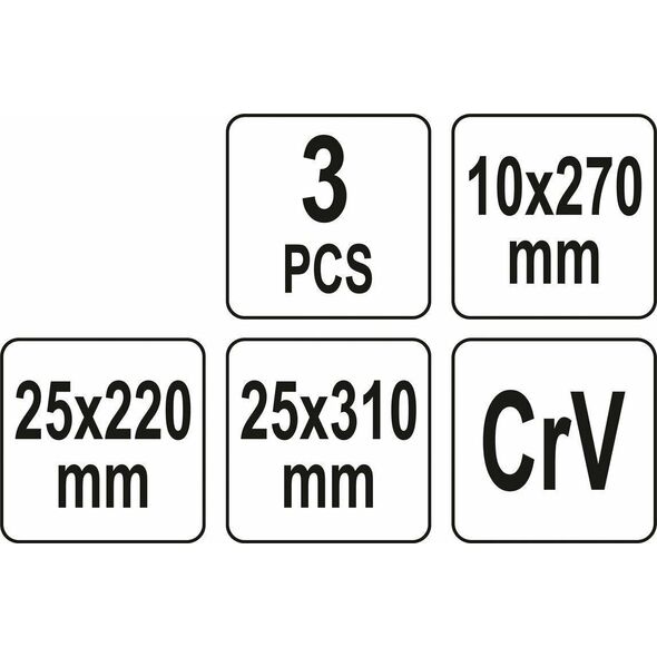 Yato YATO ZESTAW SKROBAKÓW DO USZCZELEK 11740861 5906083061523