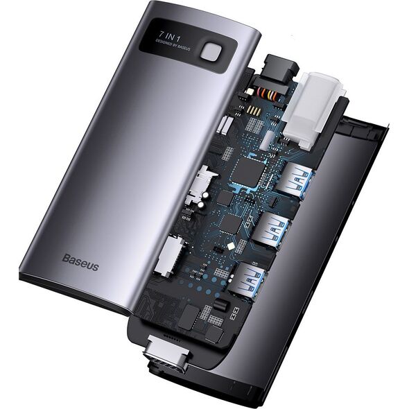 Stacja/replikator Baseus Metal Gleam USB-C (WKWG040013) 11745133 6932172608248